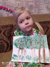 Я нарисовала лес