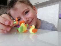 Максим Исаев, 5 лет. "Петушок и уточка"