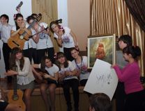 Подарок коллективу от художника В. Коваля